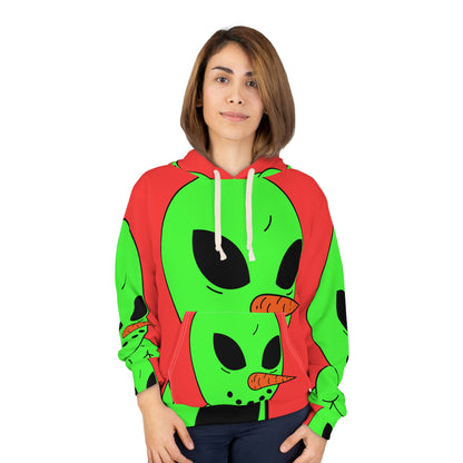 Veggie Visi The Vegetable Visitor AOP Unisex Pullover Hoodie