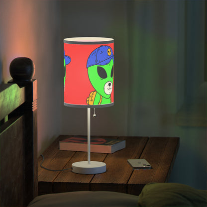 Dog Bear Mouth Alien Visitor Visi Hat Lamp on a Stand、US|CA プラグ