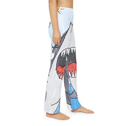 Shark Jaw Teeth Attack Ocean Sea Creature Kids Pajama Pants