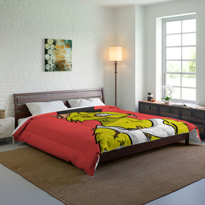 Top Hat Werewolve Cyborg Wolf Graphic Comforter