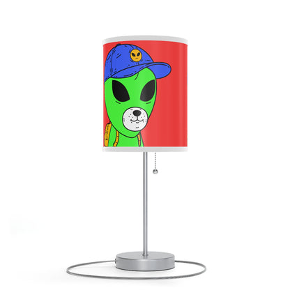 Dog Bear Mouth Alien Visitor Visi Hat Lamp on a Stand、US|CA プラグ