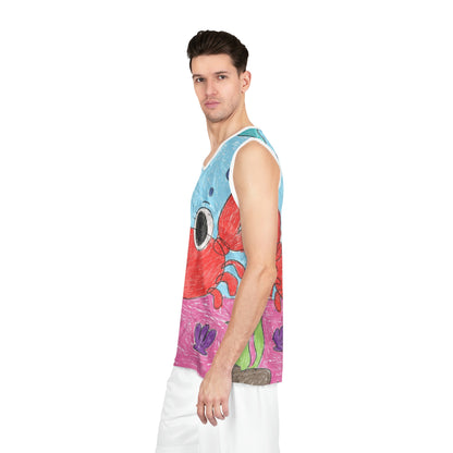 Lobster Crab Graphic Sea Lovers Basketball Jersey (AOP)