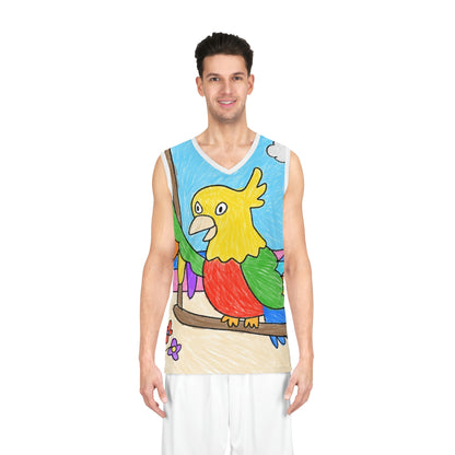 Animal Lover Parrot Perfect Gift for Parrot Owners Basketball Jersey (AOP)