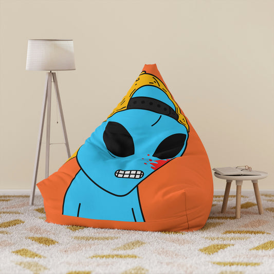 Funda para silla tipo puf Alien Blue Blood Visitor 