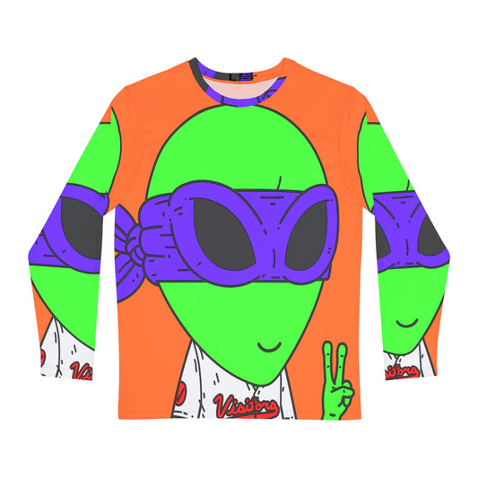 Turtle Purple Ninja Peace Visitor Jersey Alien Camisa AOP de manga larga para hombre 