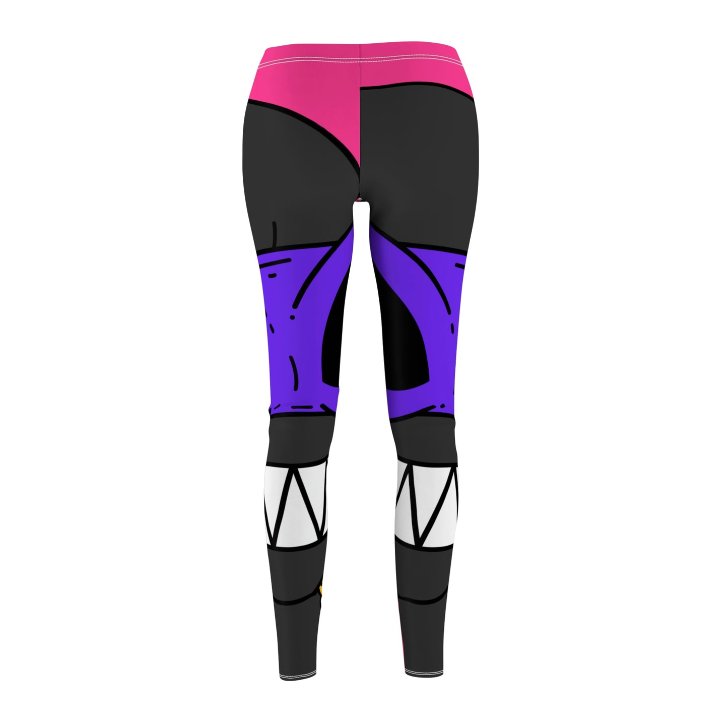 Dark Ninja Warrior Alien Visitor Cut & Sew Casual Leggings