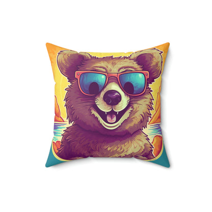 Quokka Animal Culture Character Anime Spun Polyester Square Pillow