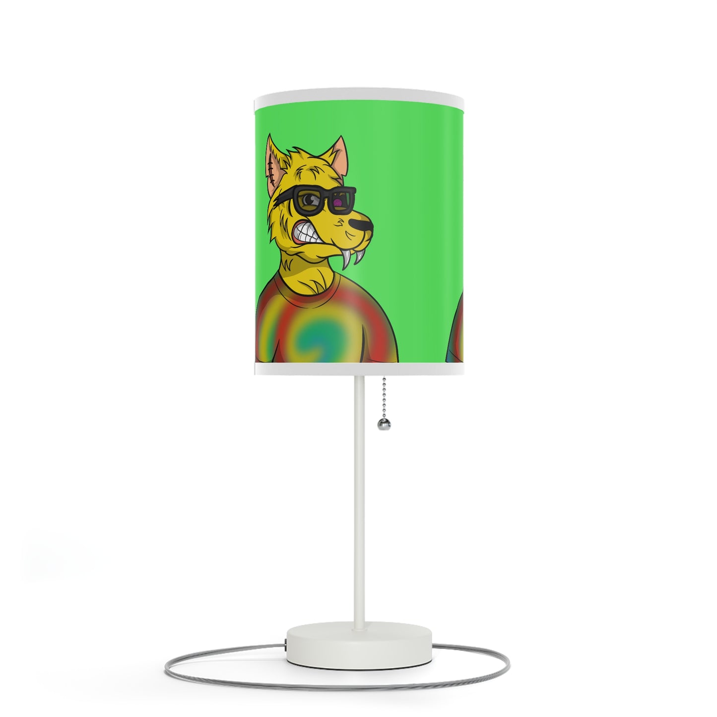 Wolf Hip Cool Stud Breathtaking Cyborg Lamp on a Stand, US|CA plug