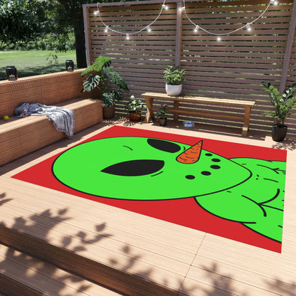 Veggie Visi Alien Vegetable Visitor Outdoor Rug