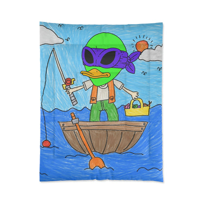 Fishy Alien Fish Catcher Visitor 751 Fishing Comforter