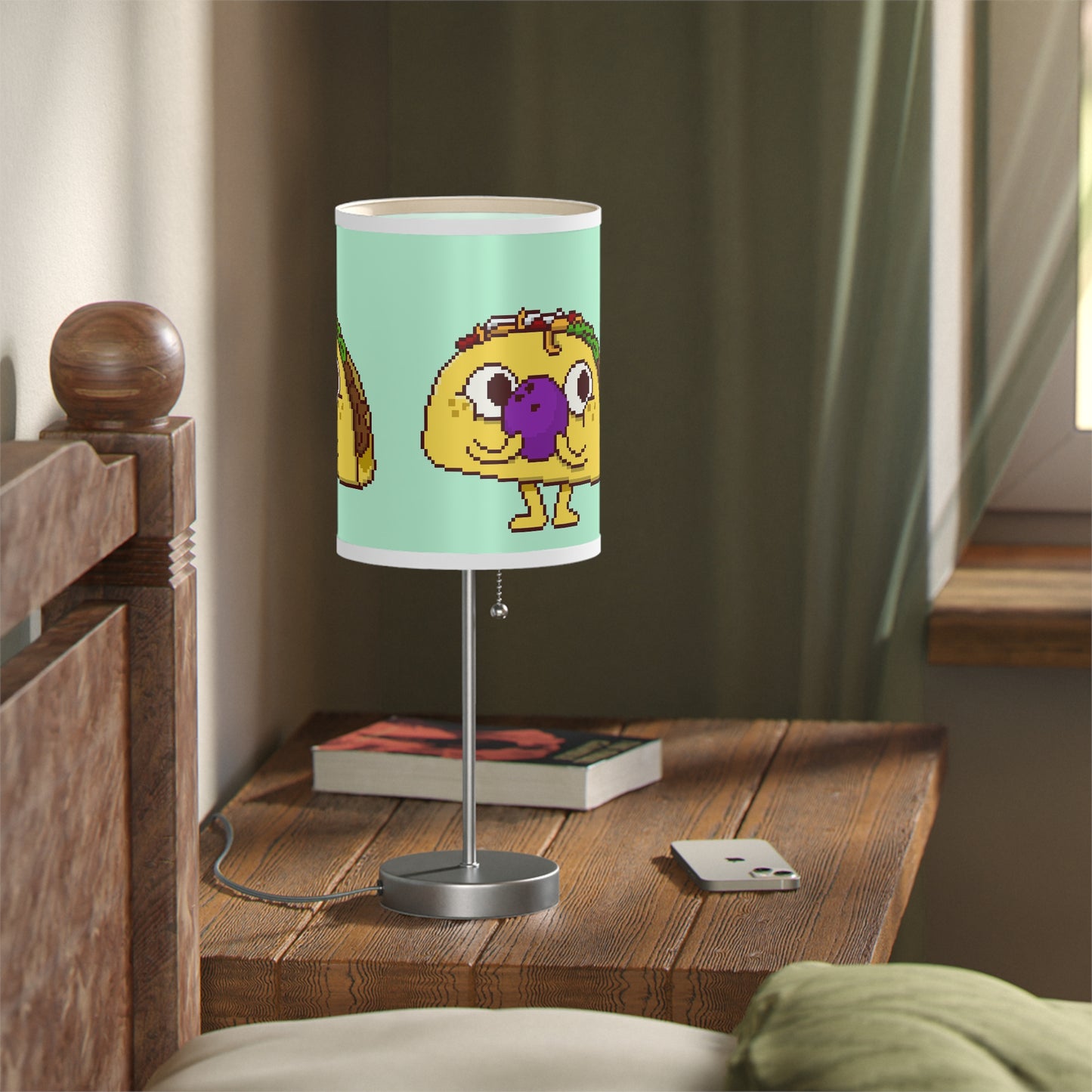 Bowling Ball Strike Taco Lamp on a Stand, US|CA plug