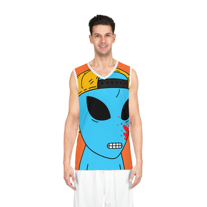 Blue Blood Visitor Alien Basketball Jersey