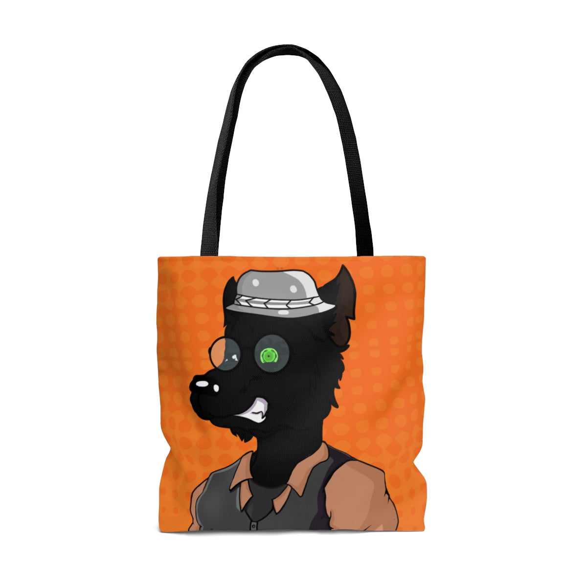 Cyborg Wolf Werewolve First Edition AOP Tote Bag