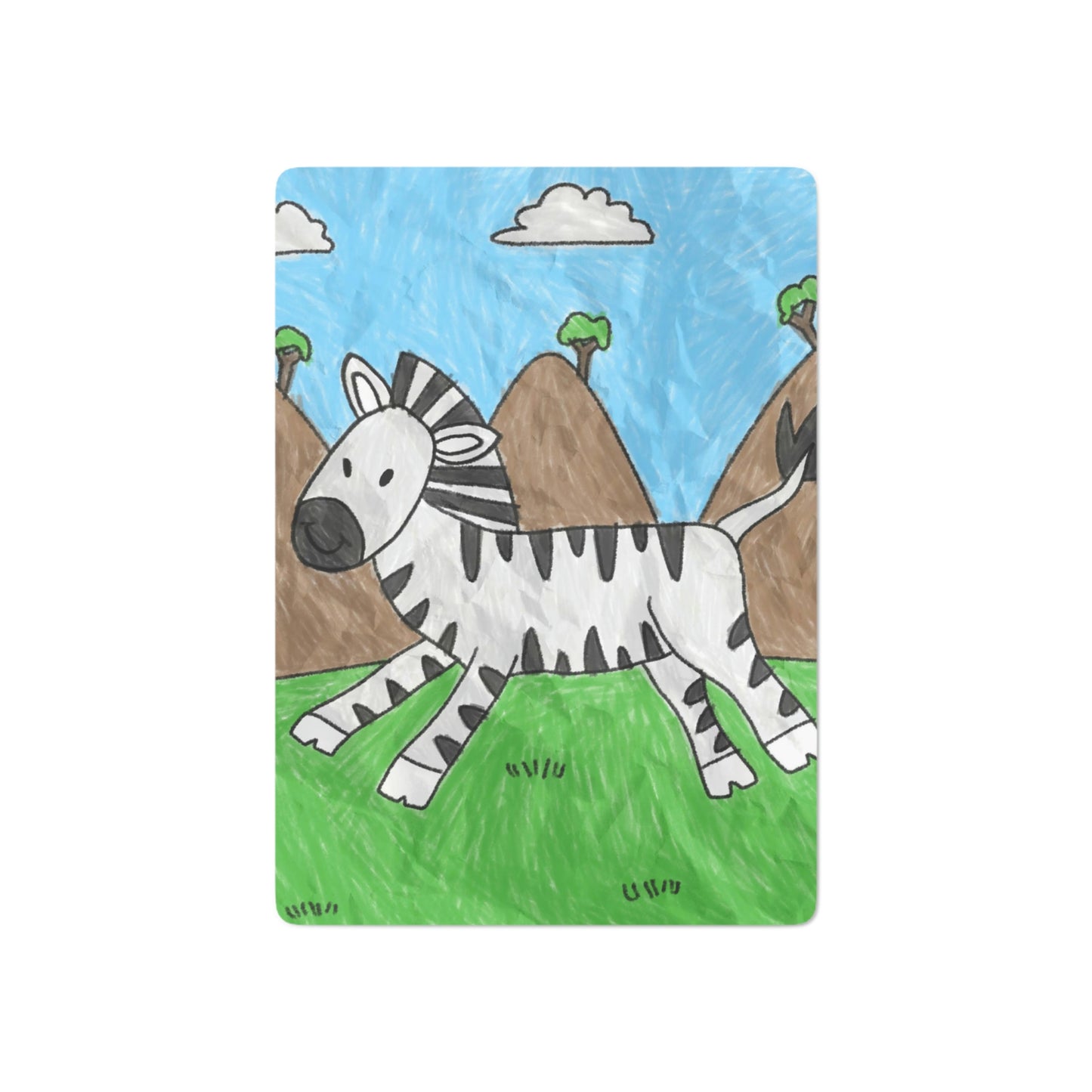 Zebra Graphic Hipster Zebra Animal Custom Poker Cards