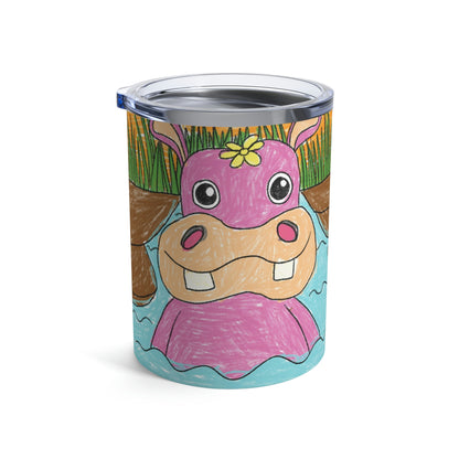 Hippo Hippopotamus Animal Creature Graphic Tumbler 10oz