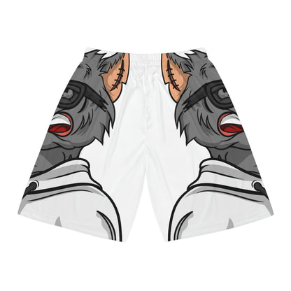 Wolve Healthy Fit Animal Lover Dog Wolf Basketball Shorts