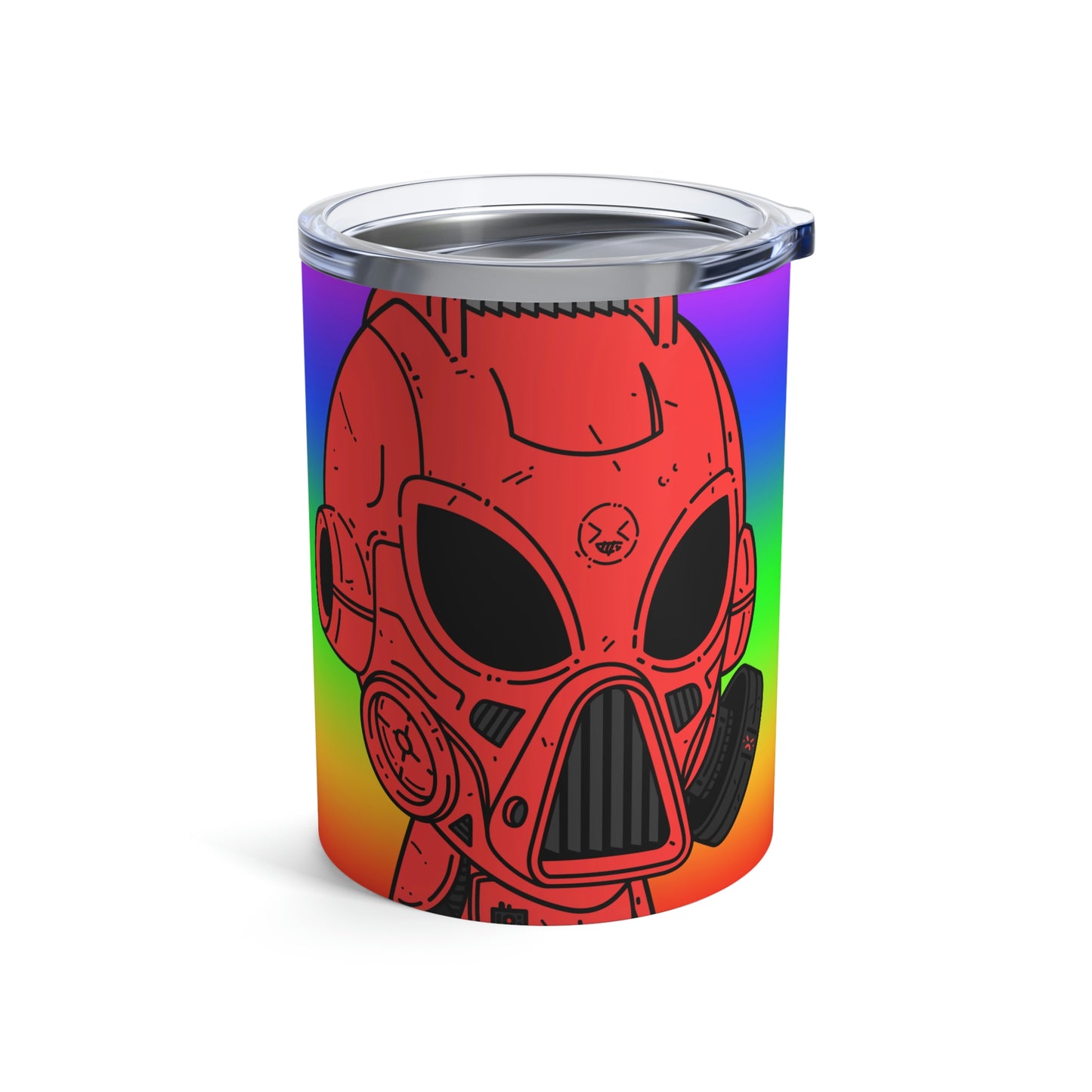 Pride Rainbow Robot Cyborg Alien Vaso 10oz