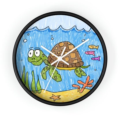 Reloj de pared Sea Turtle Beach Sand Ocean 