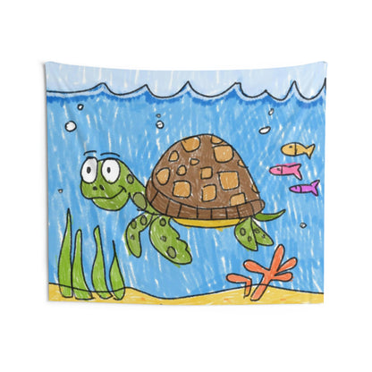 Sea Turtle Beach Sand Ocean Indoor Wall Tapestries