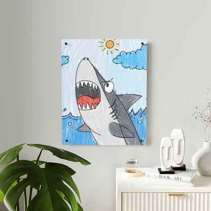 Shark Jaw Teeth Attack Ocean Sea Creature Acrylic Wall Art Panels