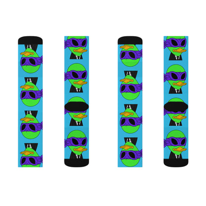 Alien Visitor 751 Sublimation Socks