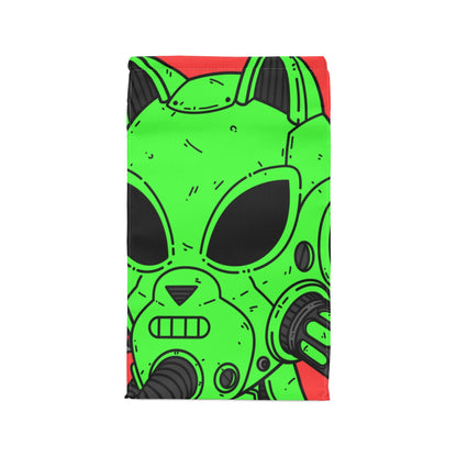 Cat Ears Armored Green Future Alien Cyborg Machine Visitor Polyester Lunch Bag