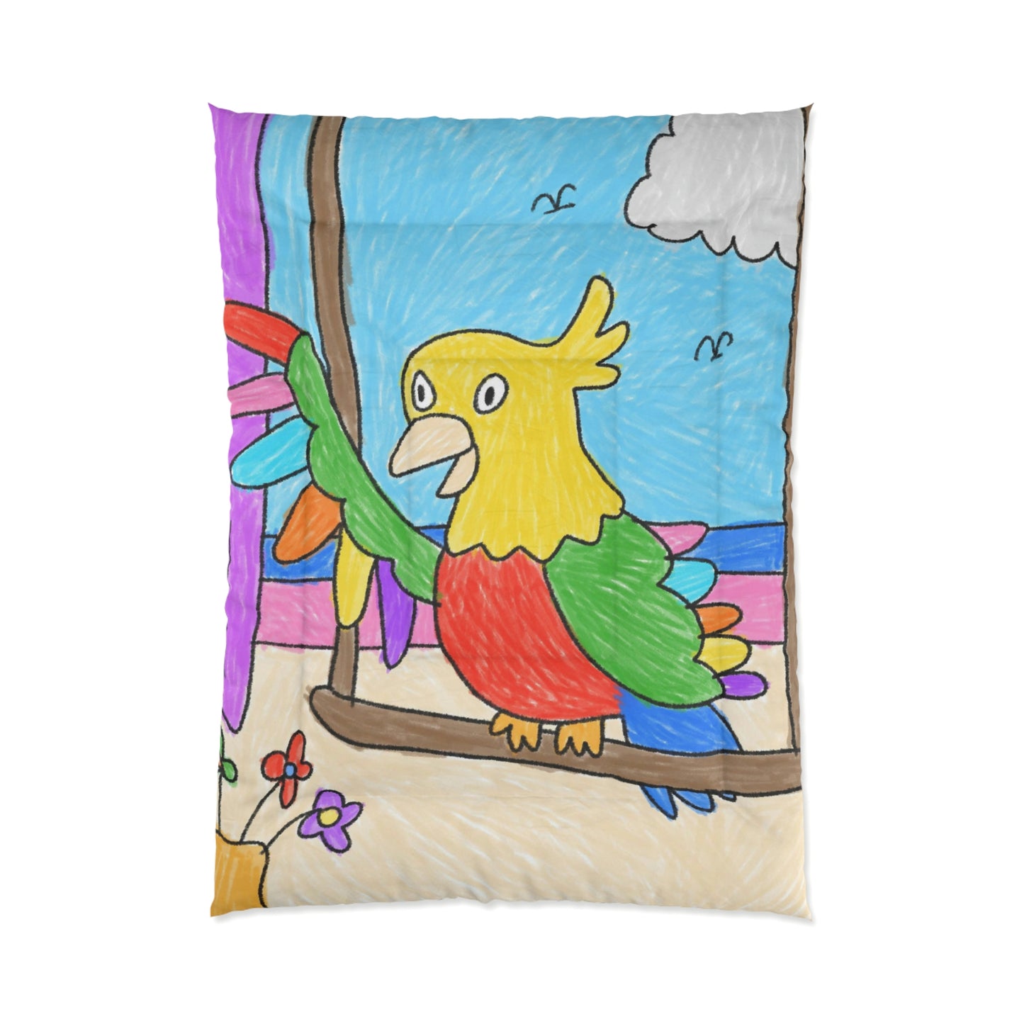 Animal Lover Parrot Perfect Gift for Parrot Owners Comforter