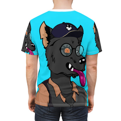 Werewolf Detective Wolve Digital Art Unisex AOP Cut & Sew Tee