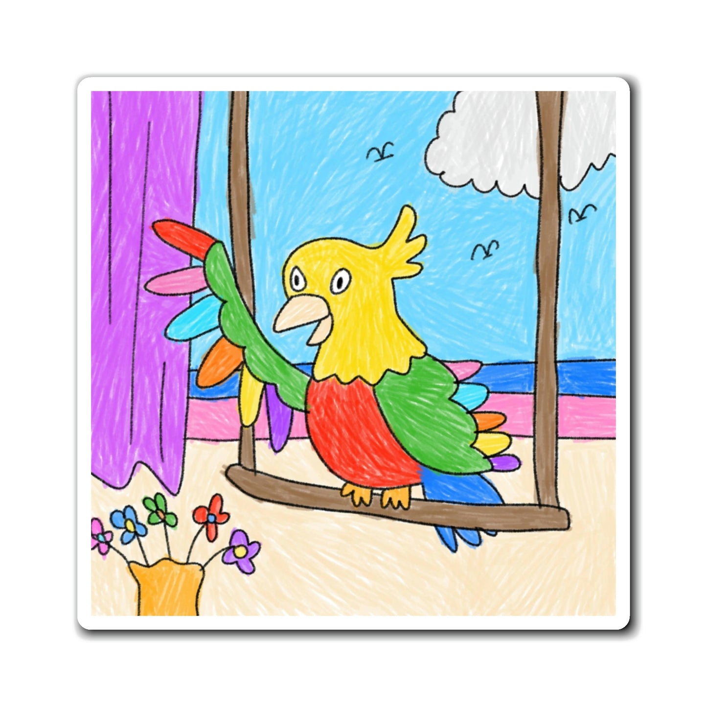 Animal Lover Parrot Perfect Gift for Parrot Owners Magnets