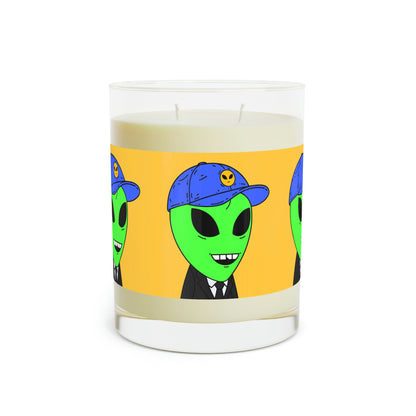 Alien Business Tycoon Visitor Scented Candle - Full Glass, 11oz