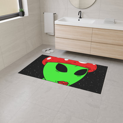 Alfombra de piso resistente Mushroom Galaxy Alien Star