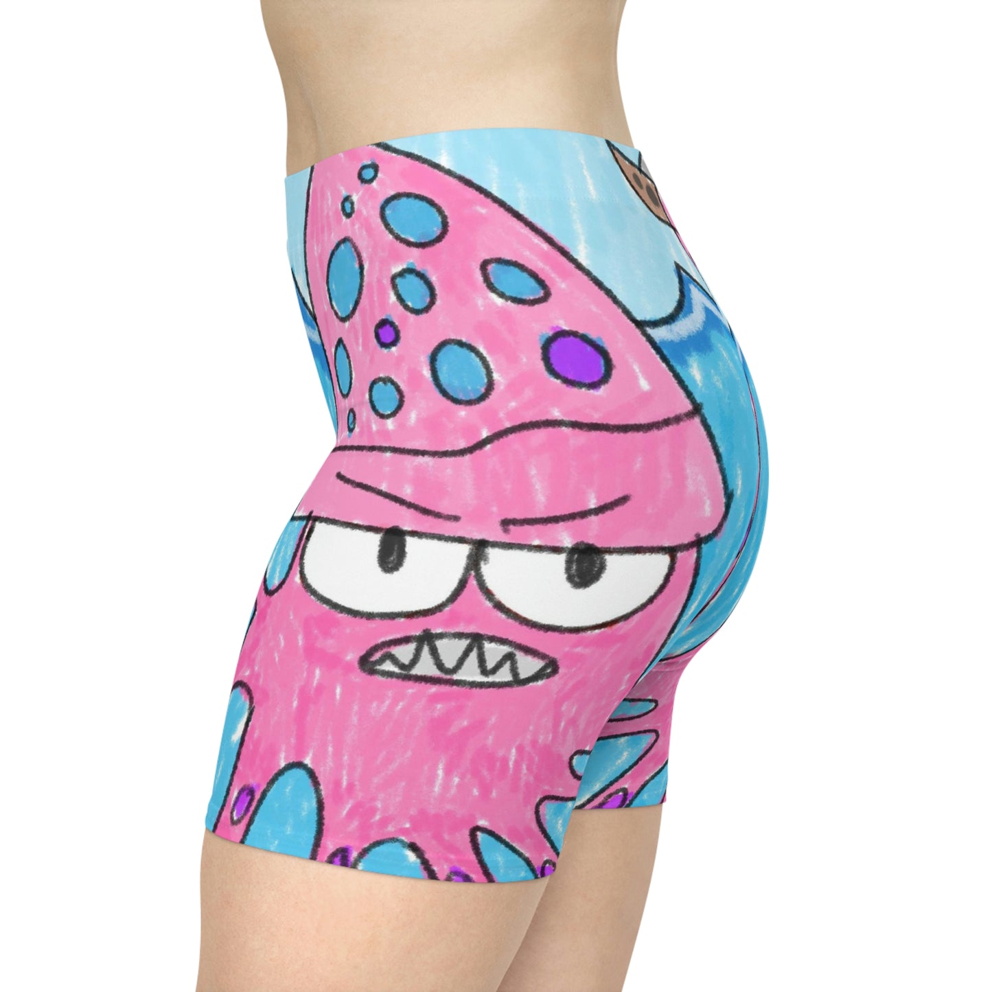 The Kraken Octopus Clean Graphic Women's Biker Shorts