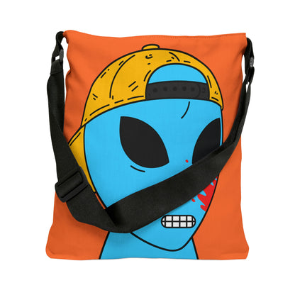 Blue Blood Alien Visitor Adjustable Tote Bag (AOP)