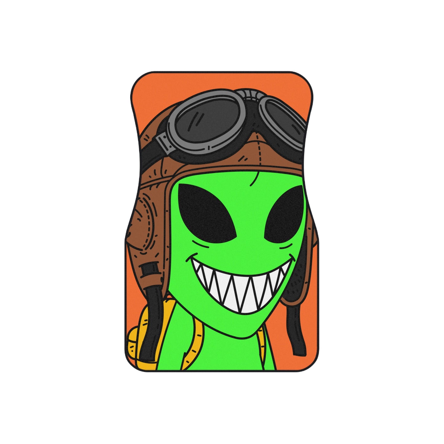 Space Force Aviator Alien Visitor Car Mats (2x Front)