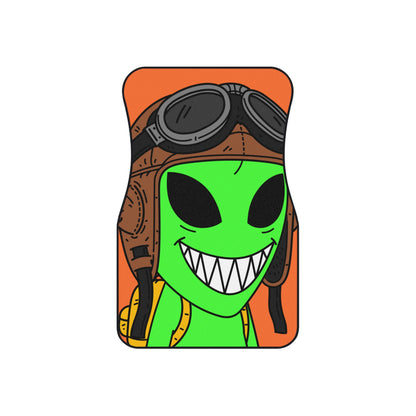 Space Force Aviator Alien Visitor Car Mats (2x Front)