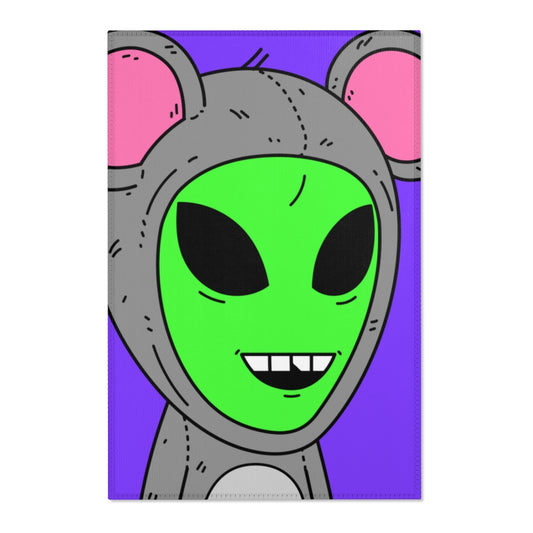 The Visitor Mouse Alien Character Area Rugs - Visitor751