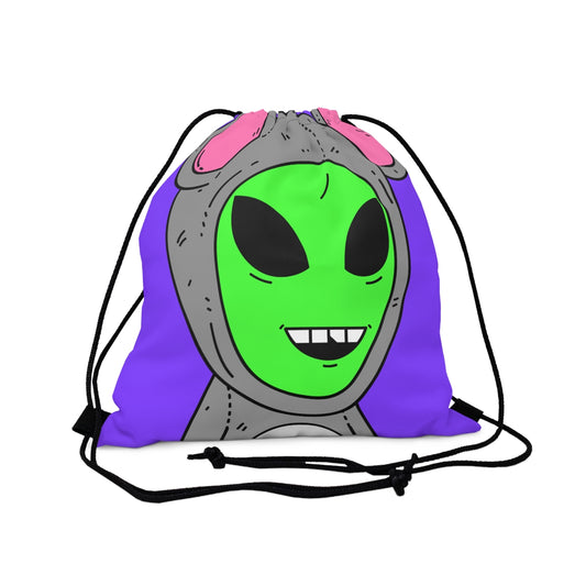 The Visitor Mouse Alien Character Outdoor Drawstring Bag