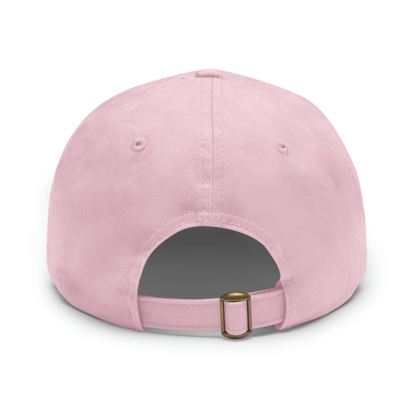 Llama Lovers: Heart and Animal Design Graphic Dad Hat with Leather Patch (Round)