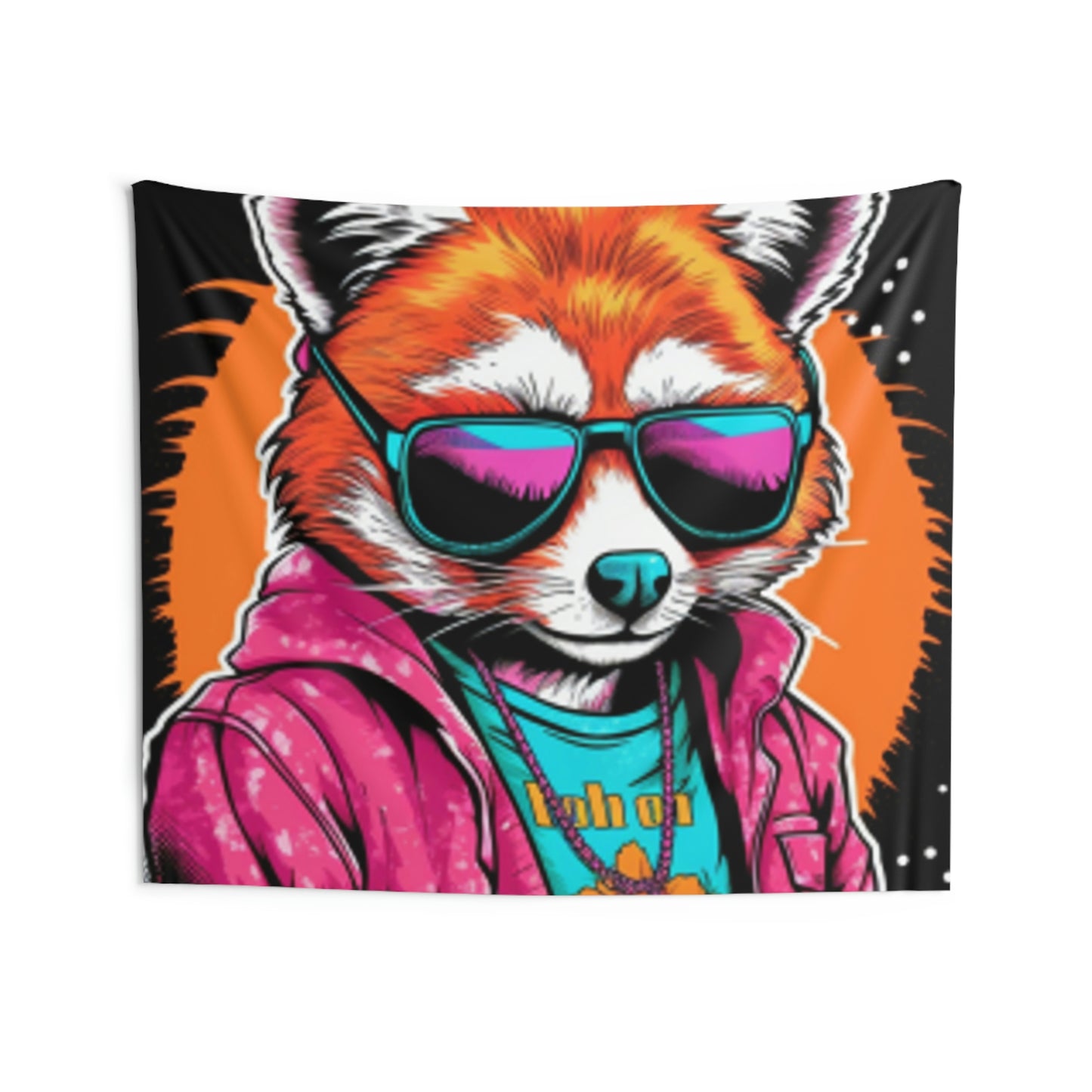 Red Panda Pop Culture Anime Cartoon Graphic Indoor Wall Tapestries