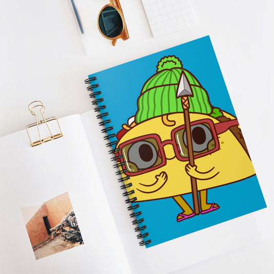 Tribal Taco Spiral Notebook - Ruled Line