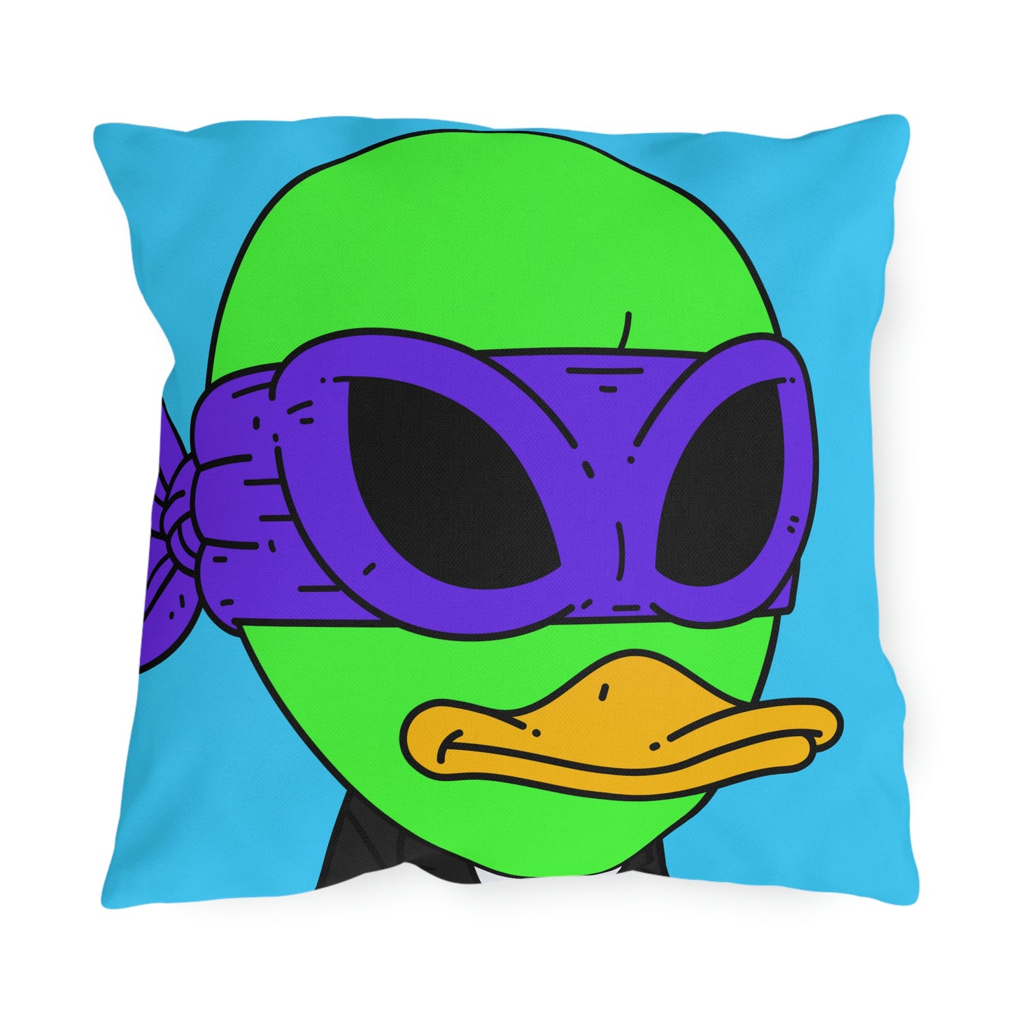 Visitor 751 Alien Outdoor Pillows