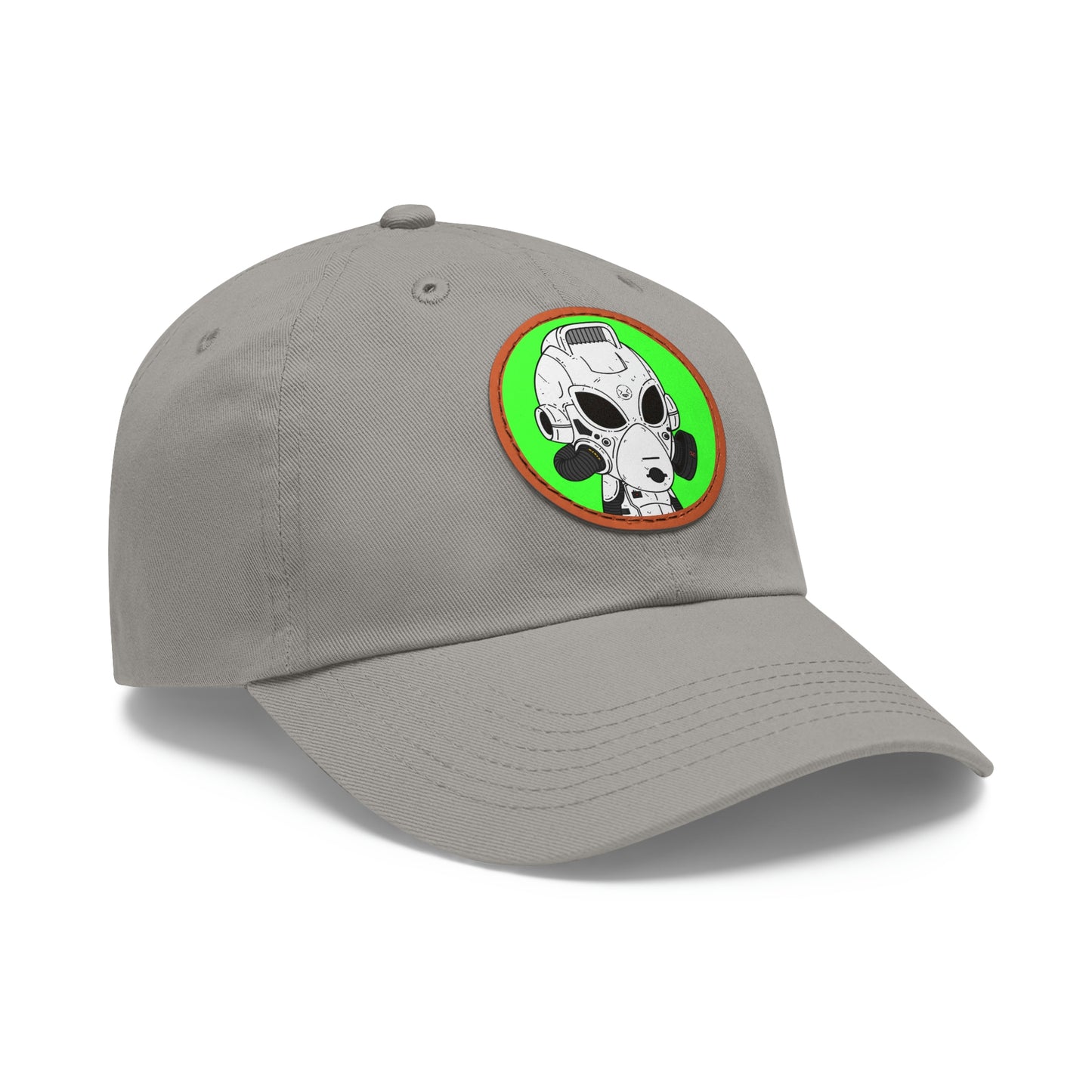 Alien LOL Visitor Dad Hat with Leather Patch (Round)