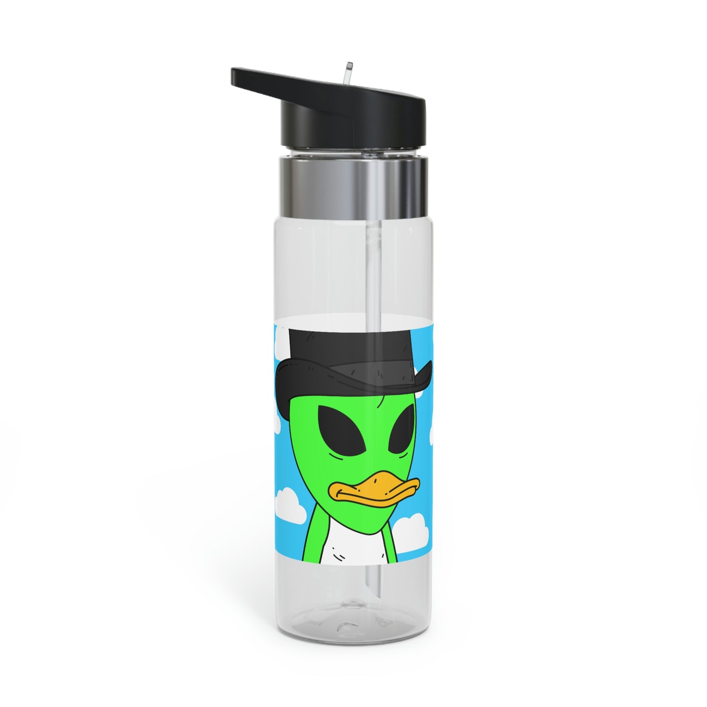 Visitor Green Alien Duck Black Top Hat Kensington Tritan™ Sport Bottle, 20oz