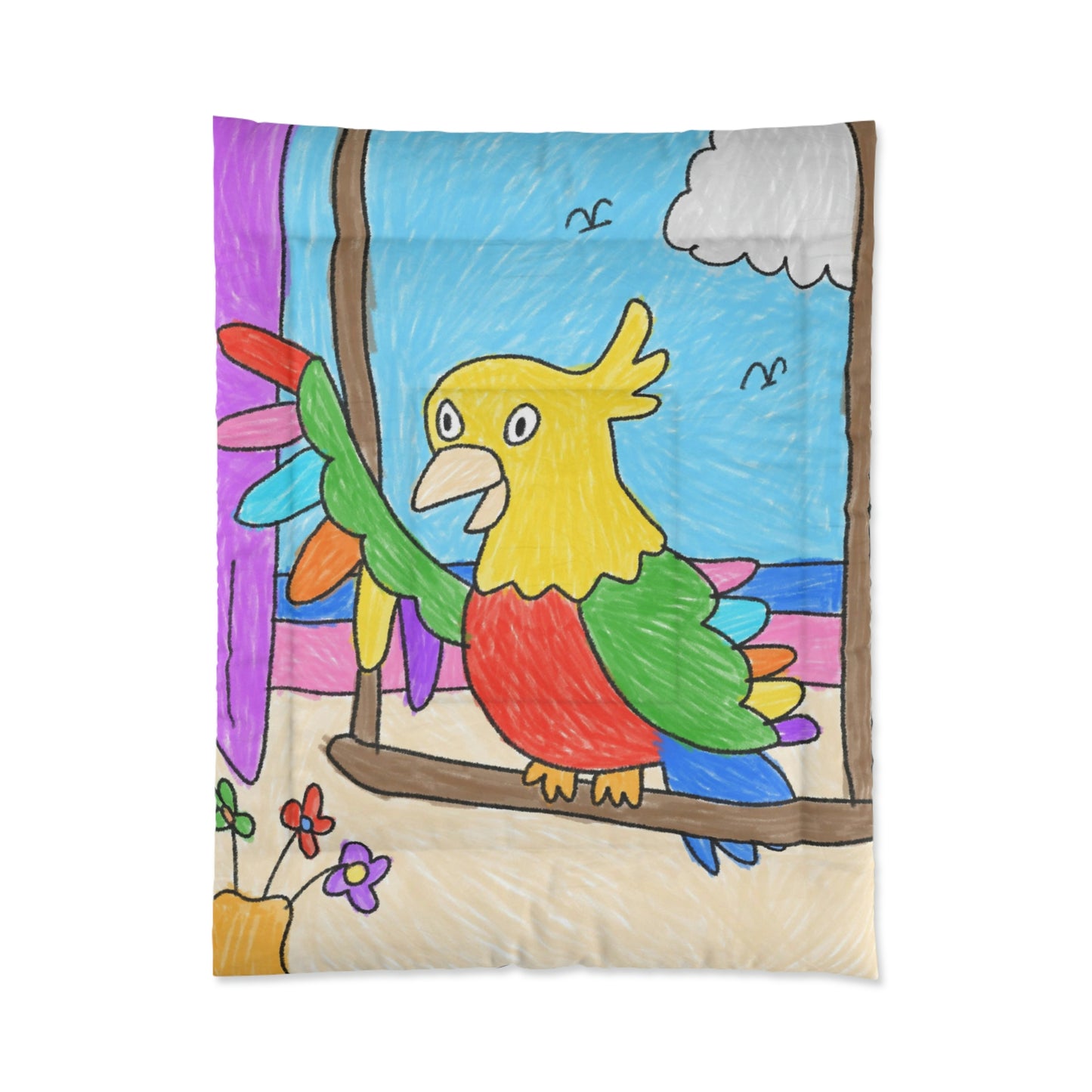 Animal Lover Parrot Perfect Gift for Parrot Owners Comforter