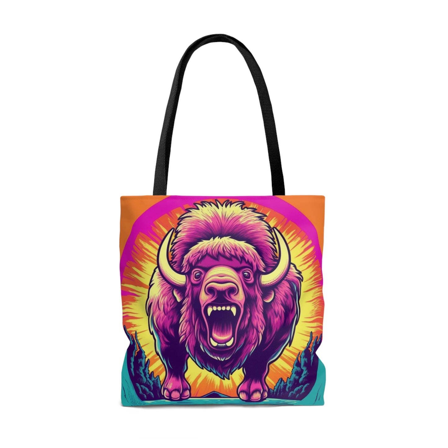 Buffalo American Bison Graphic USA Style Tote Bag (AOP)