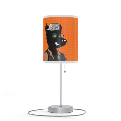 First Edition Cyborg Werewolve Wolf Lamp on a Stand, US|CA plug