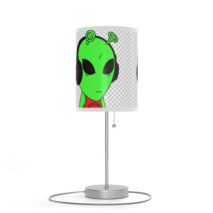 Alien Music Headphone Podcast Character Visitor Lamp on a Stand, US|CA plug