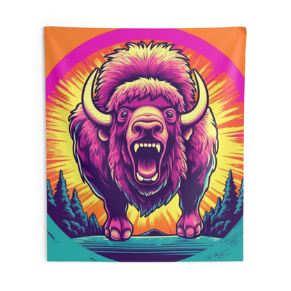 Tapices de pared para interiores estilo Buffalo American Bison Graphic USA 