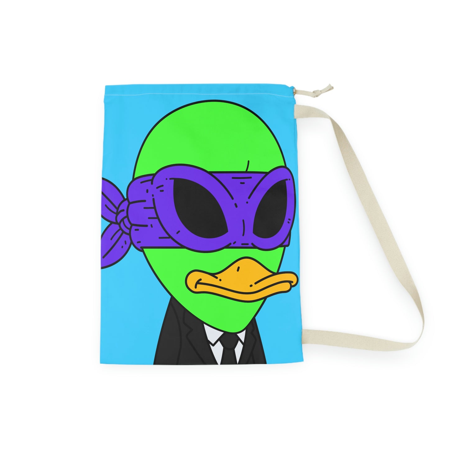 The Visitor 751 Green Alien Fashion Laundry Bag