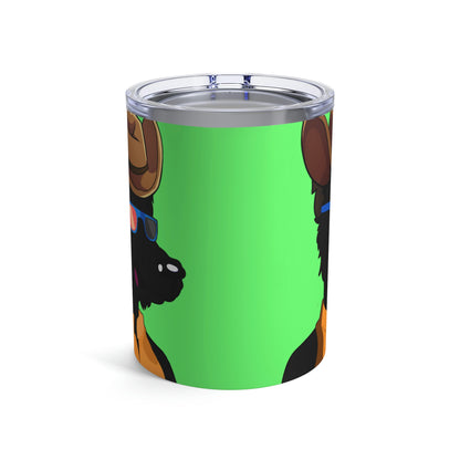 Cowgirl Wolf Cyborg Wolve Tumbler 10oz